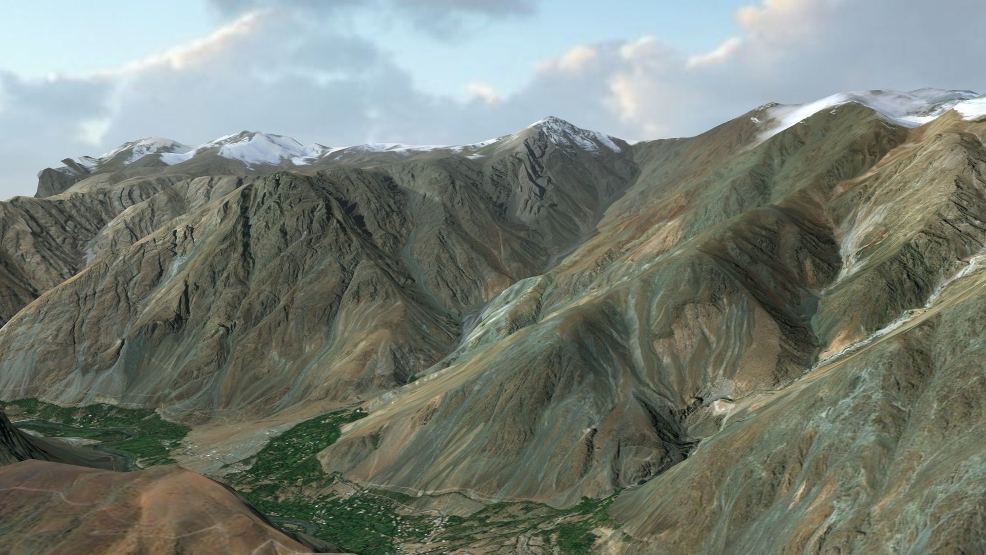 Afghanistan Landscape Low-poly 3D model_25