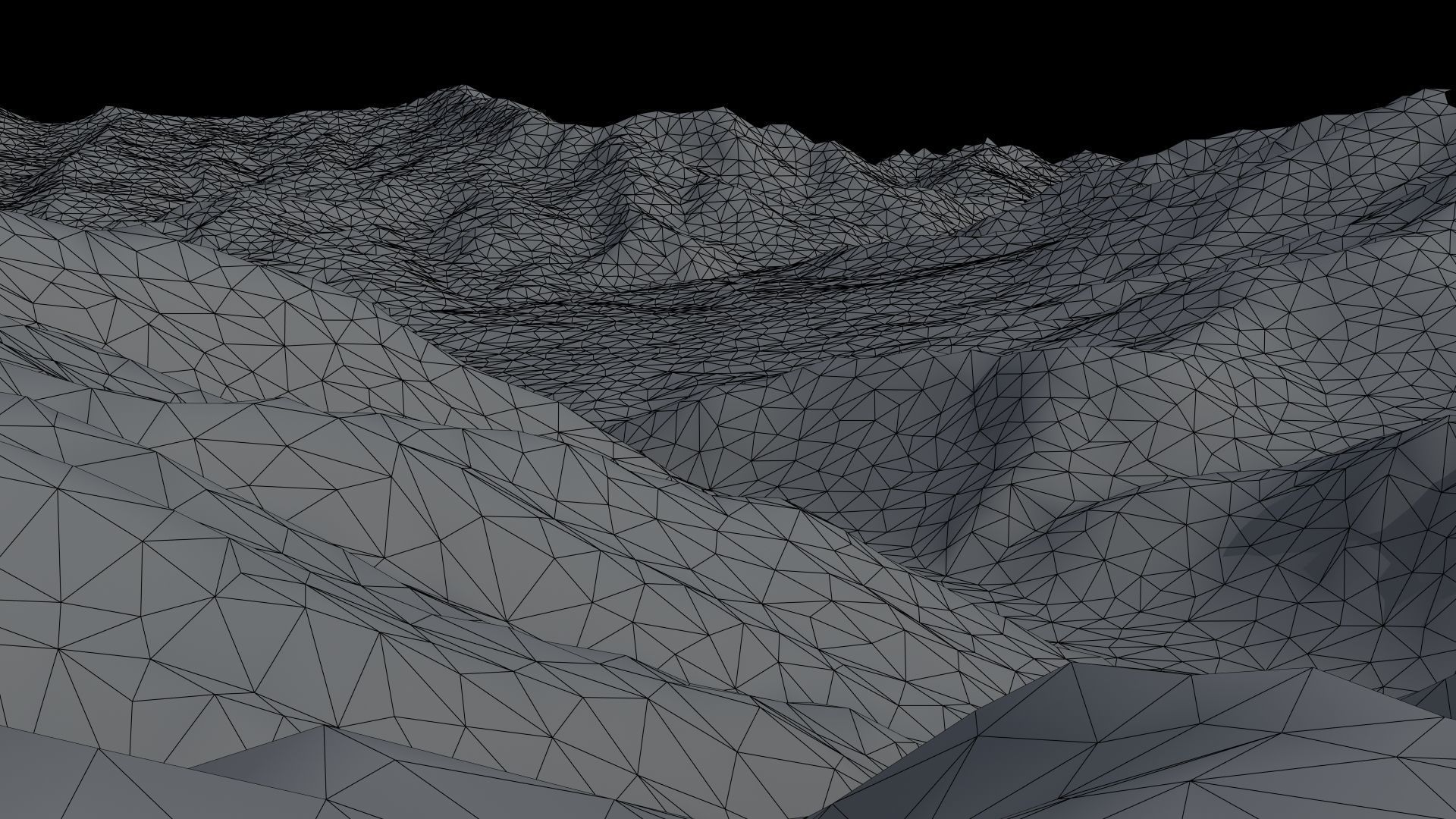 Afghanistan Landscape Low-poly 3D model_45