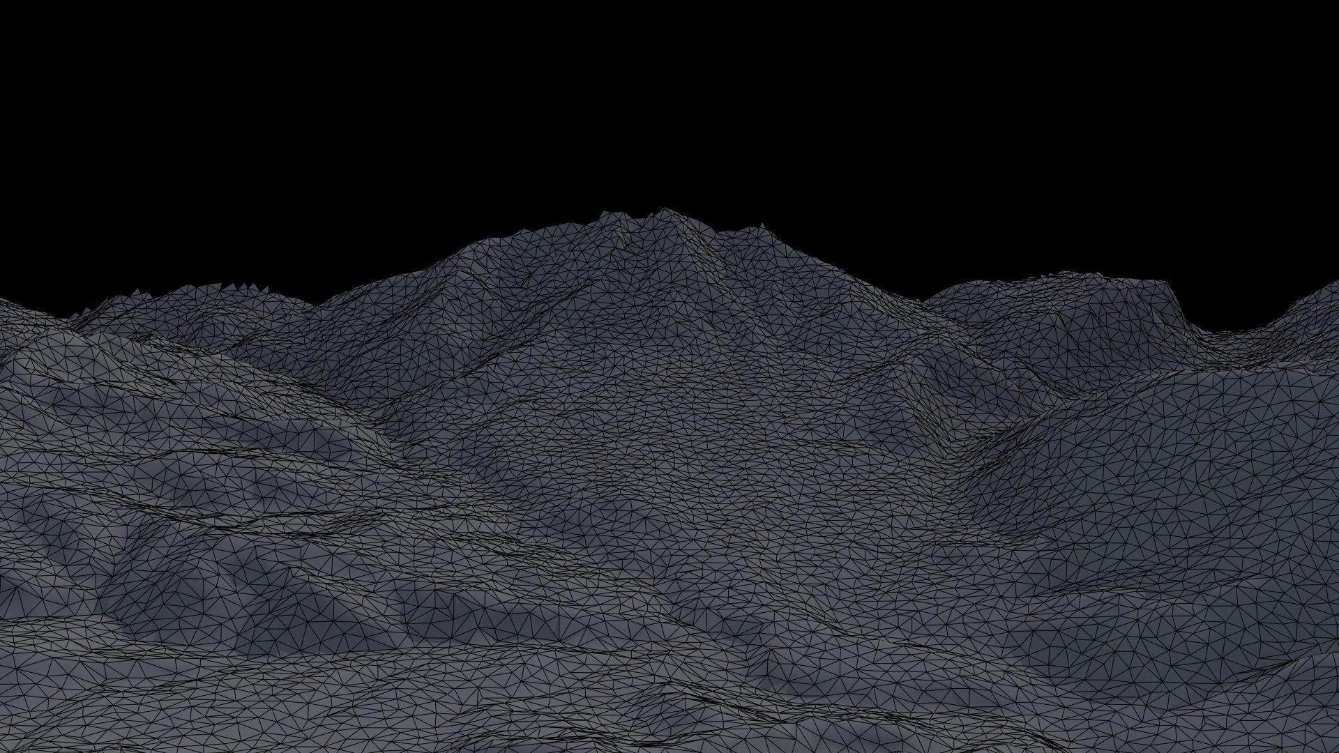 Afghanistan Landscape Low-poly 3D model_49