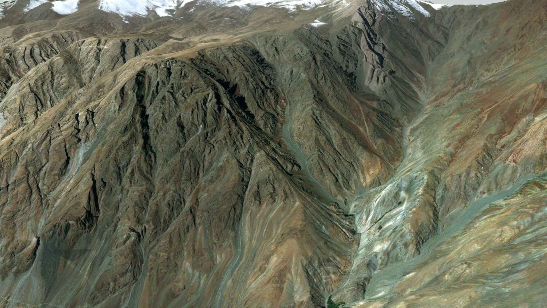 Afghanistan Landscape Low-poly 3D model_17