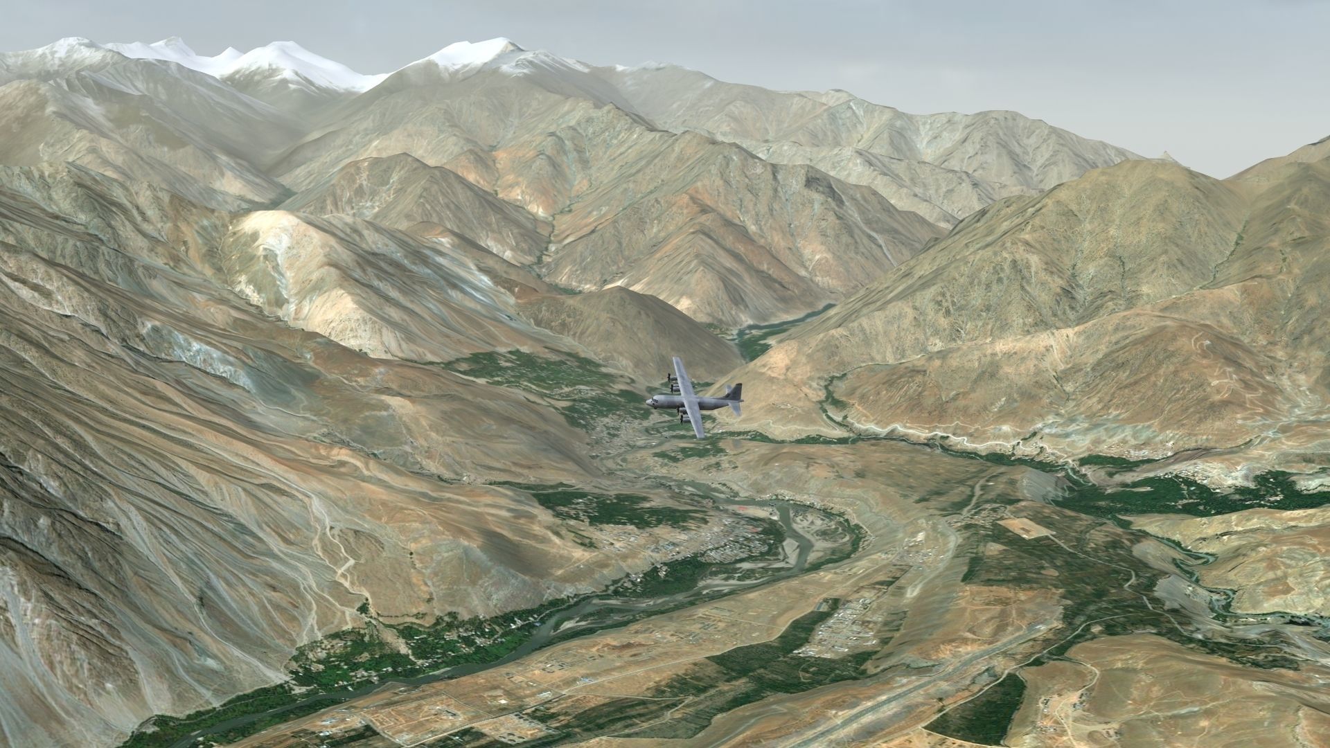 Afghanistan Landscape Low-poly 3D model_11