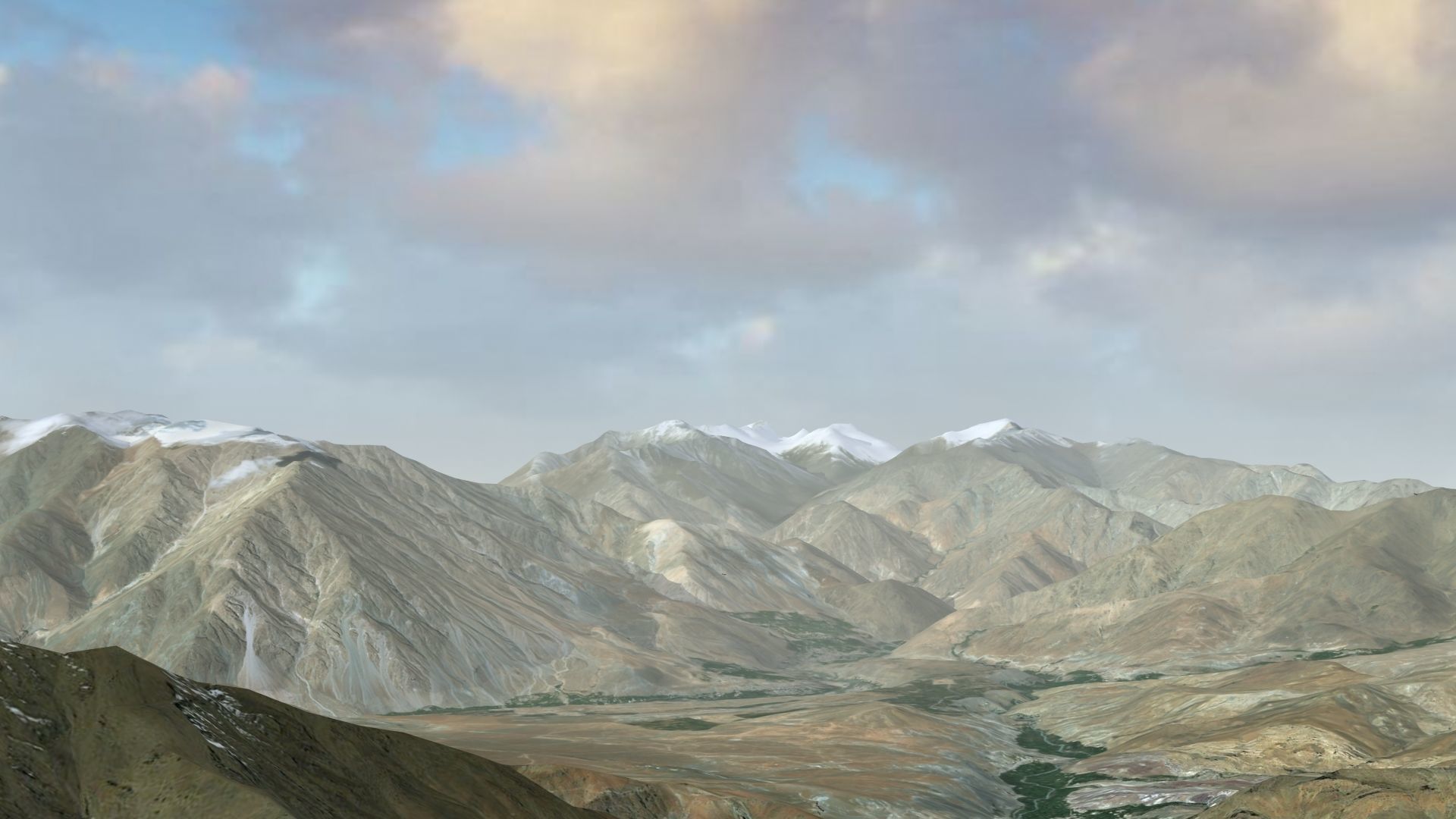 Afghanistan Landscape Low-poly 3D model_24