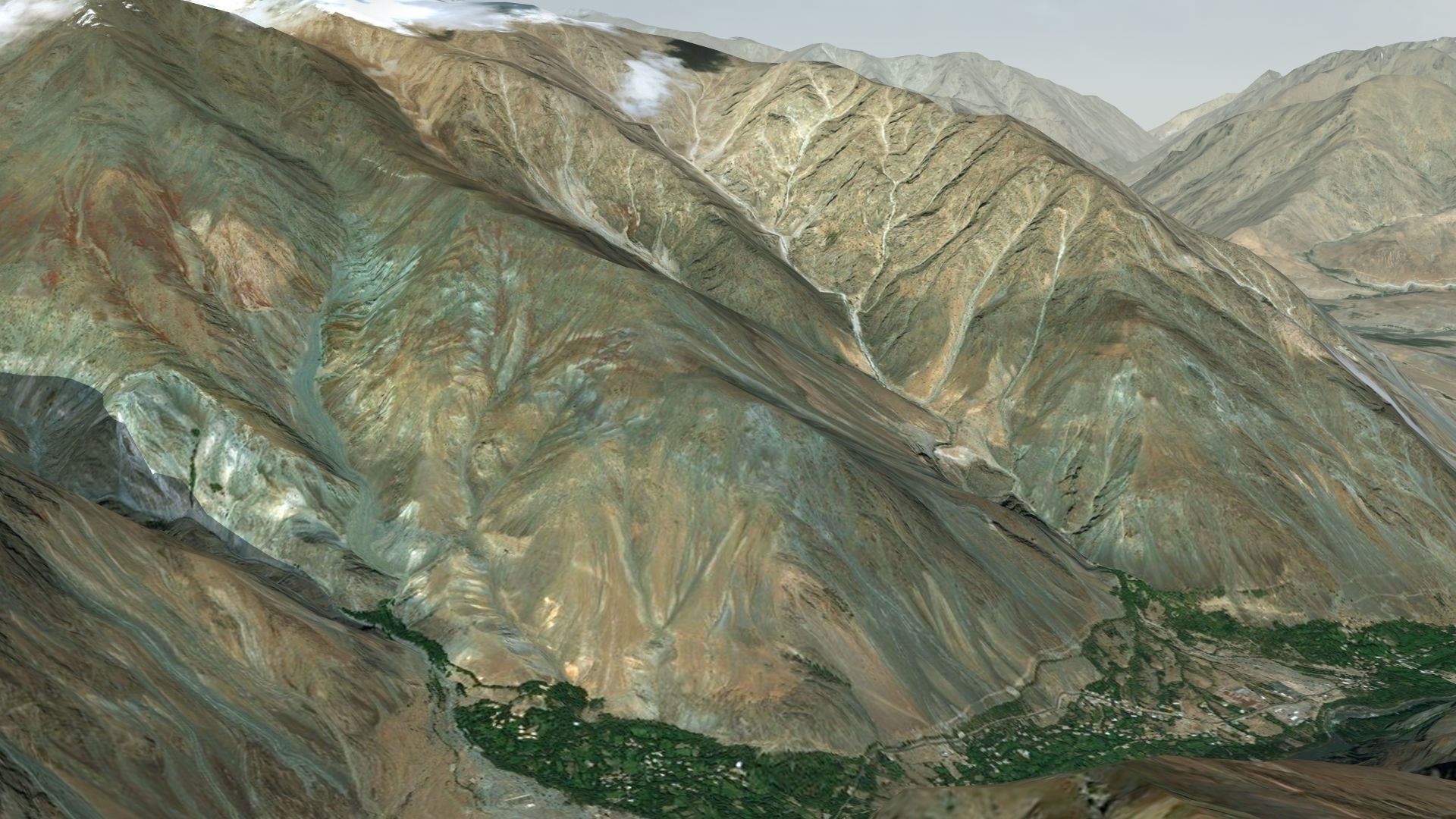 Afghanistan Landscape Low-poly 3D model_23