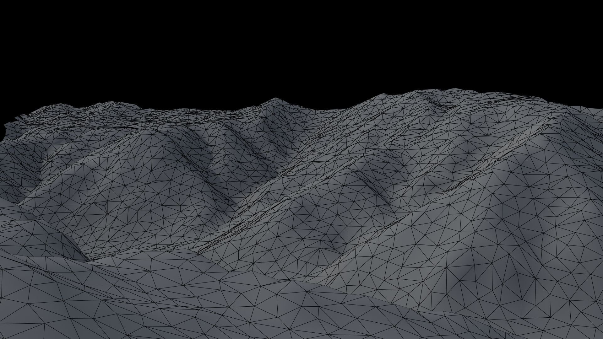 Afghanistan Landscape Low-poly 3D model_46