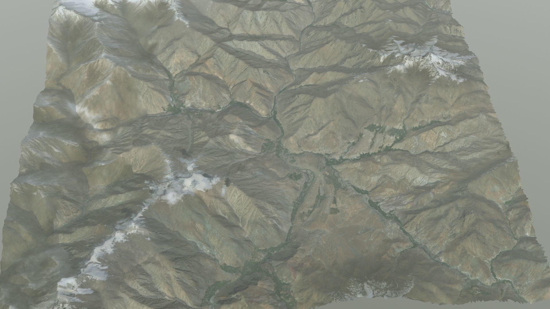 Afghanistan Landscape Low-poly 3D model_26