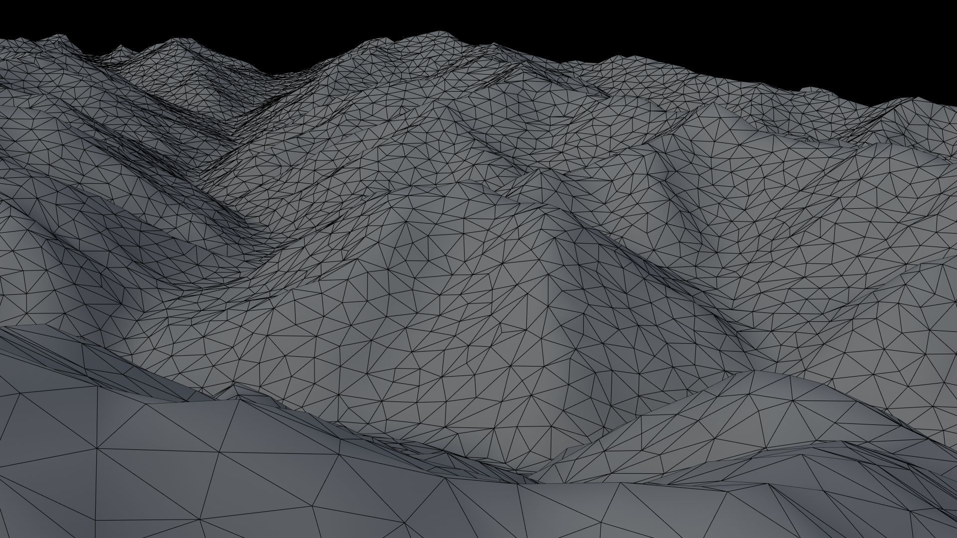 Afghanistan Landscape Low-poly 3D model_44