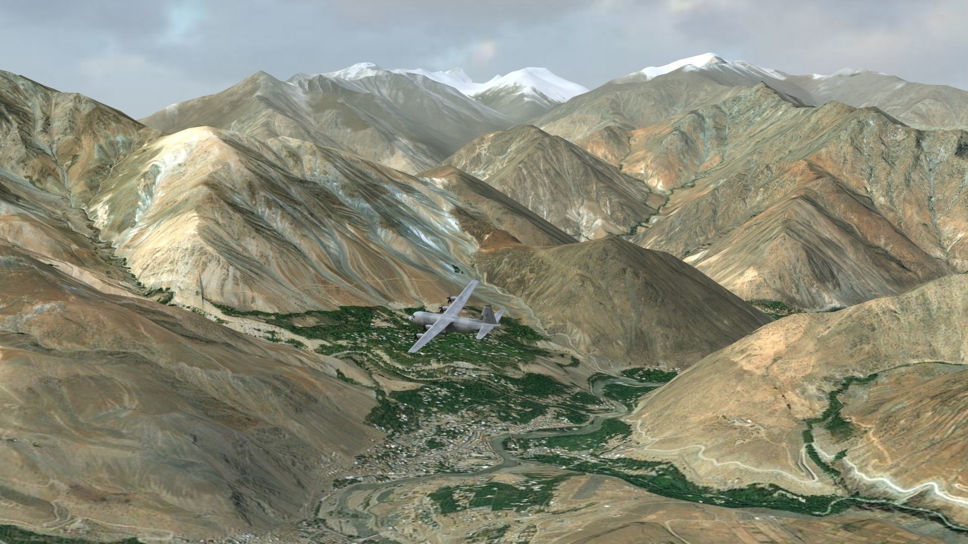 Afghanistan Landscape Low-poly 3D model_6