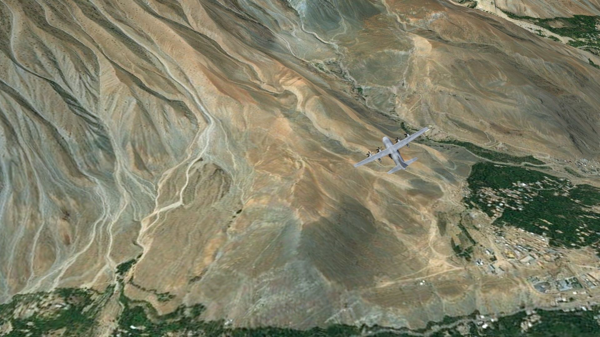 Afghanistan Landscape Low-poly 3D model_15