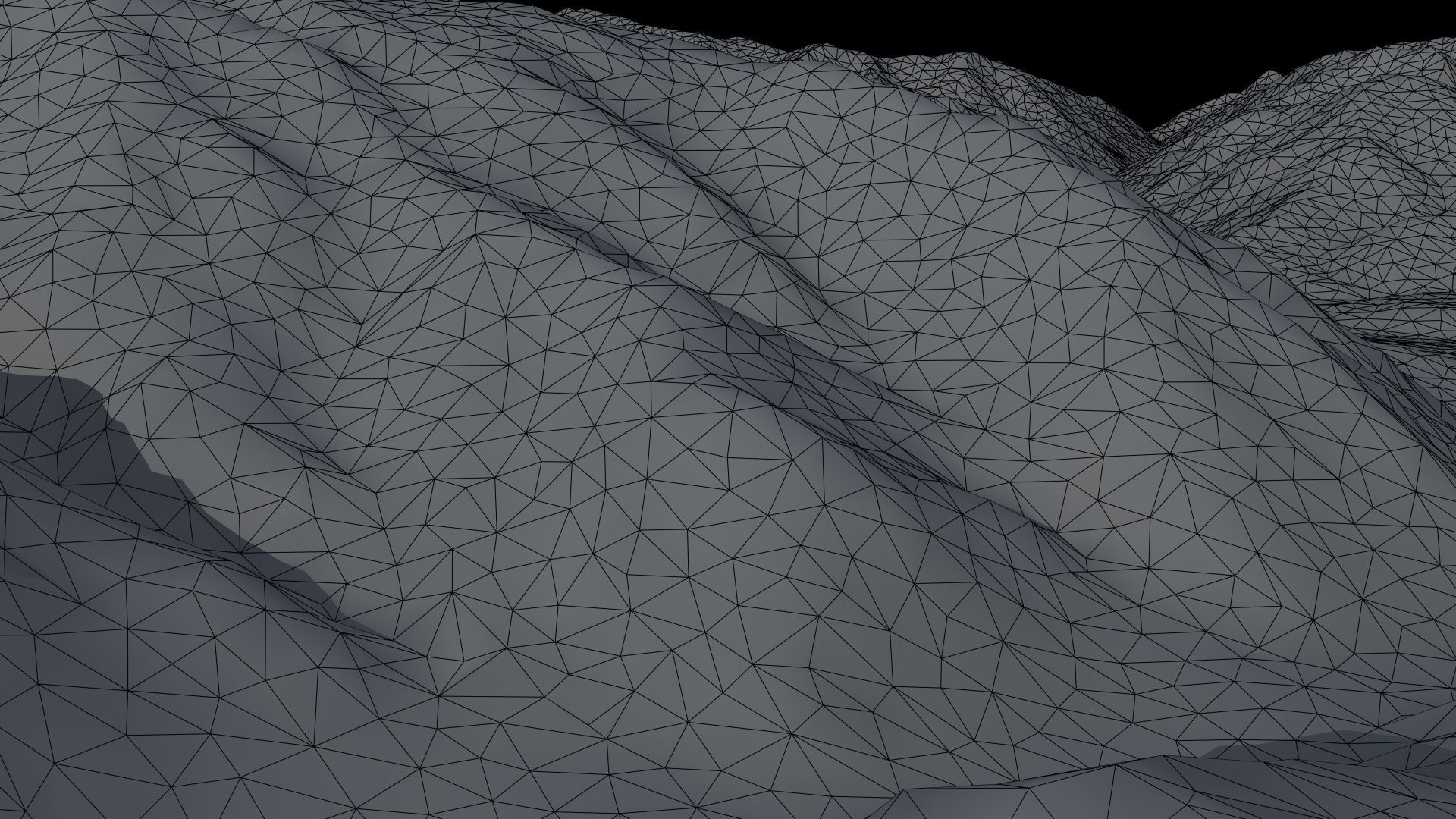 Afghanistan Landscape Low-poly 3D model_50