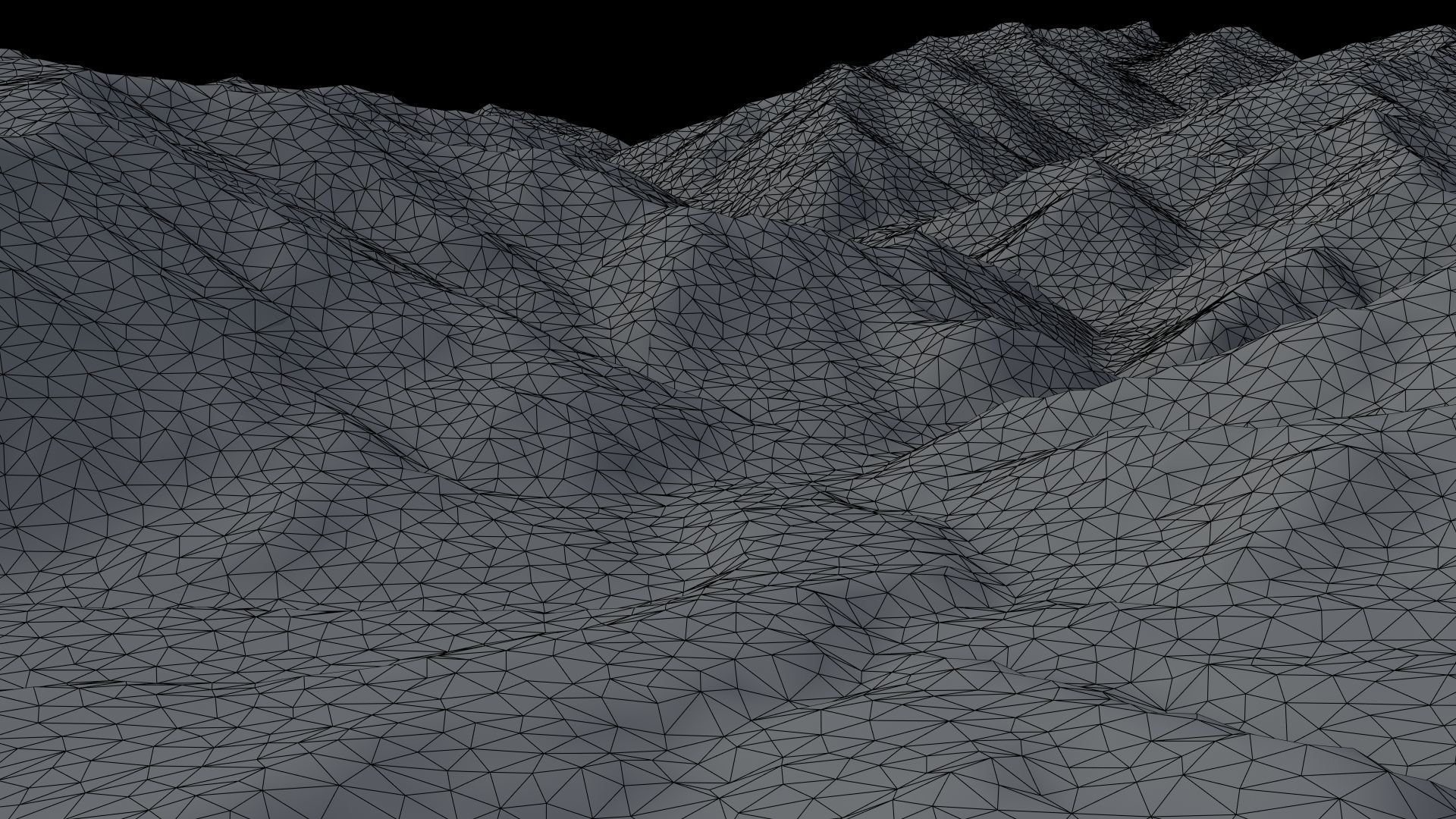Afghanistan Landscape Low-poly 3D model_28