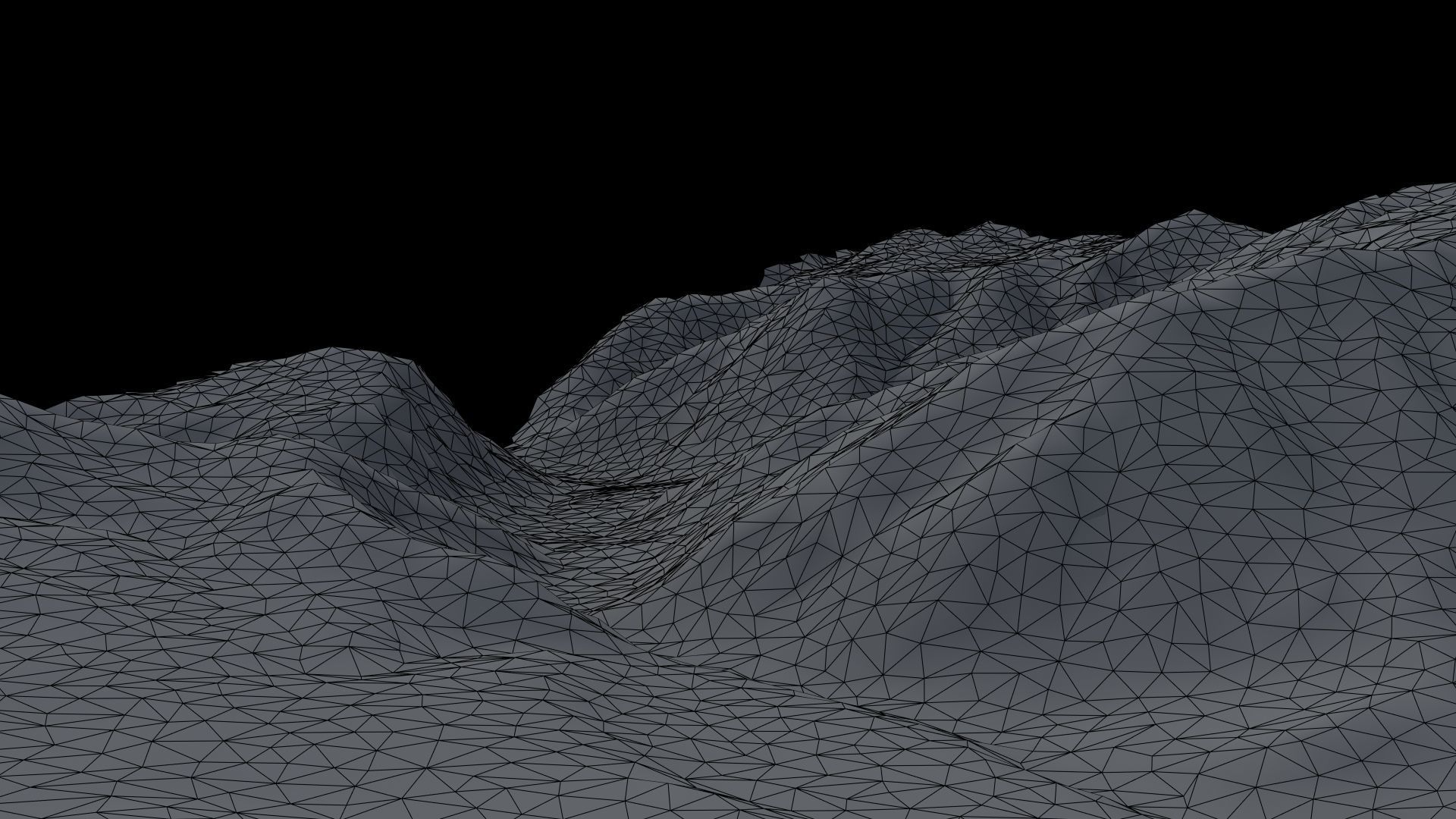 Afghanistan Landscape Low-poly 3D model_47