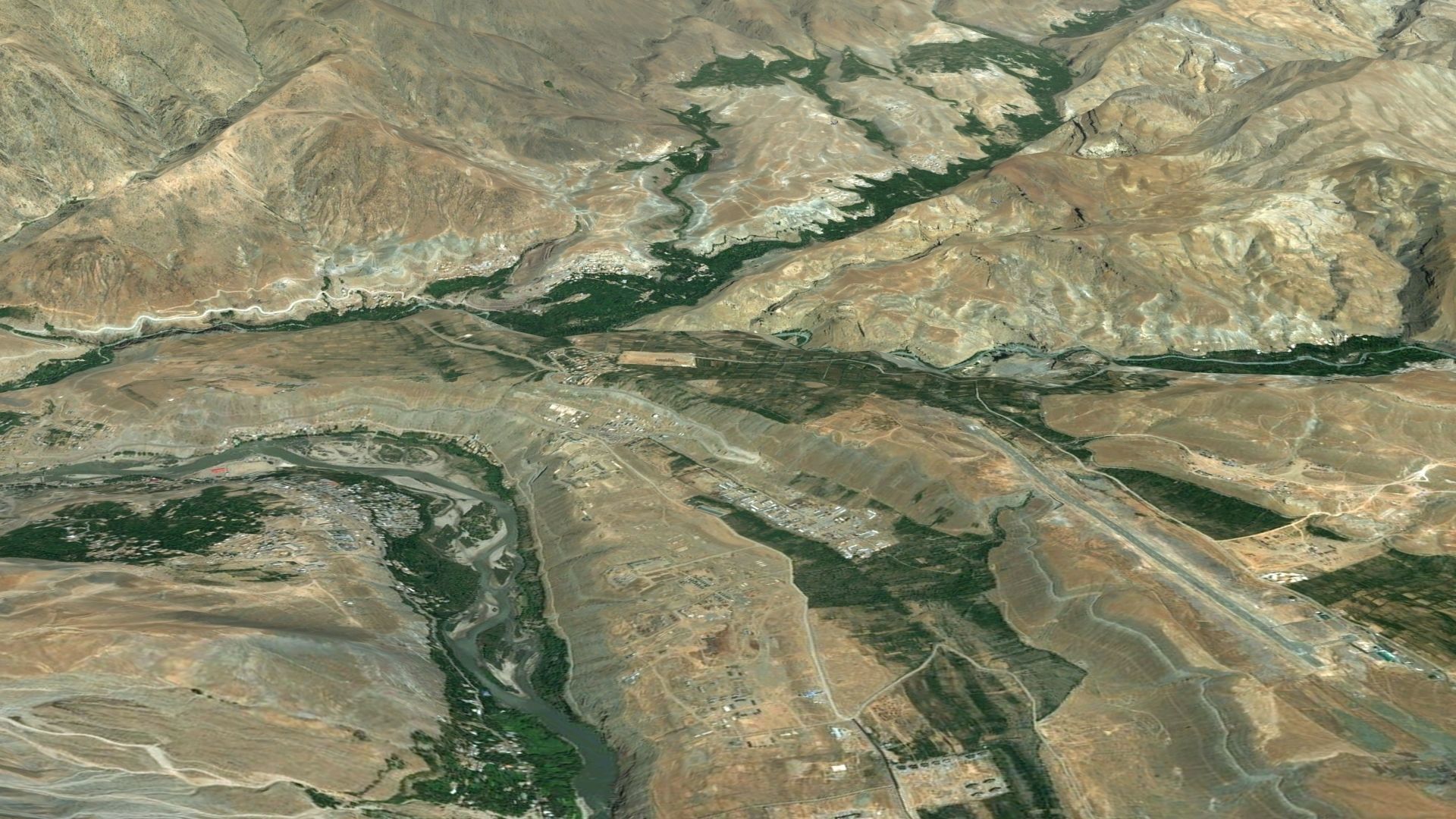 Afghanistan Landscape Low-poly 3D model_8