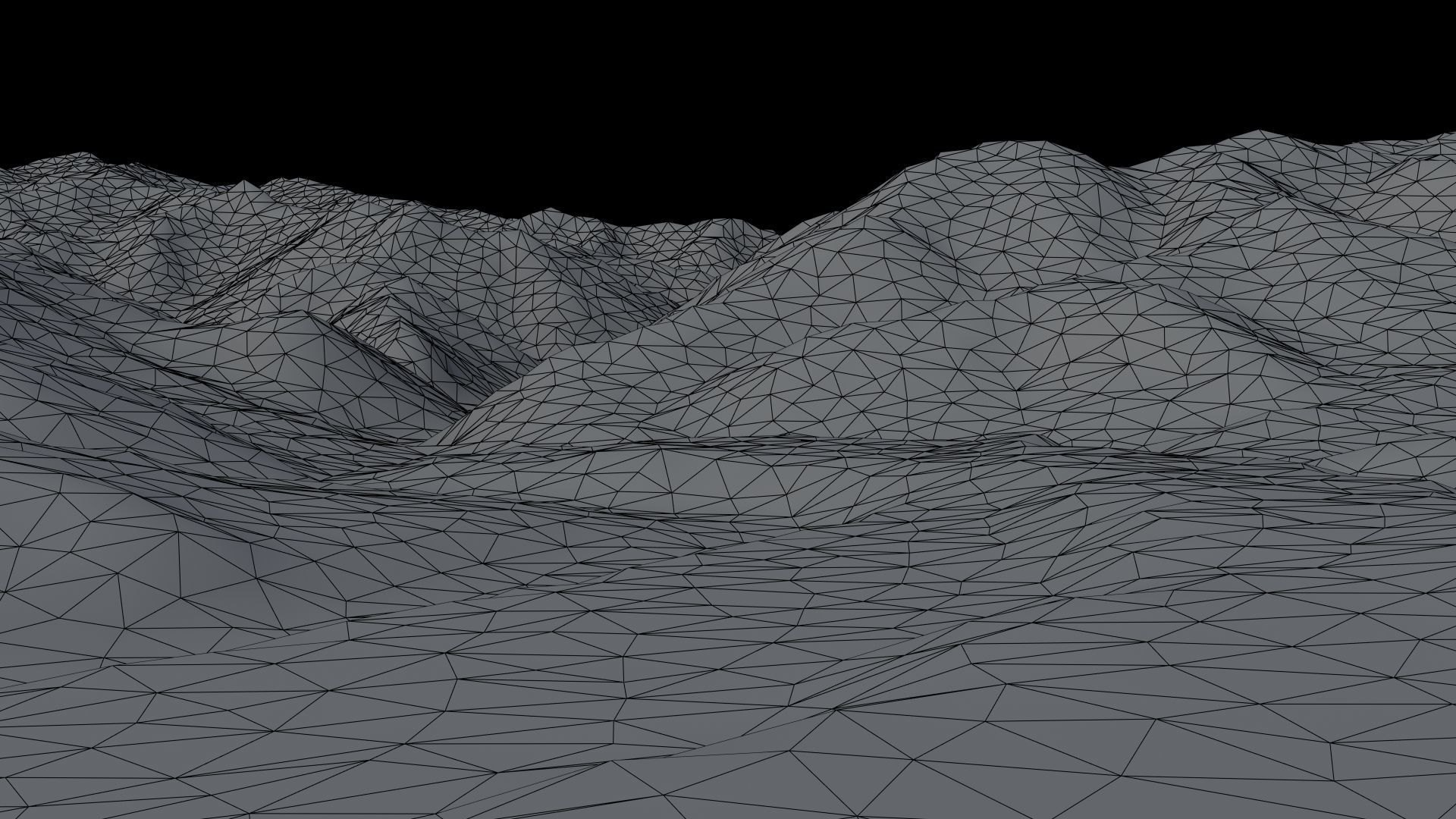 Afghanistan Landscape Low-poly 3D model_41