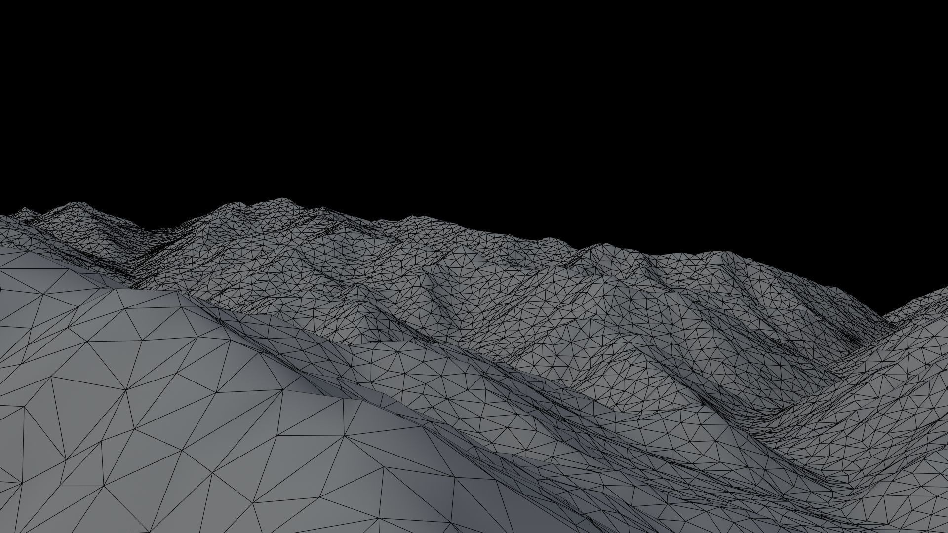 Afghanistan Landscape Low-poly 3D model_35