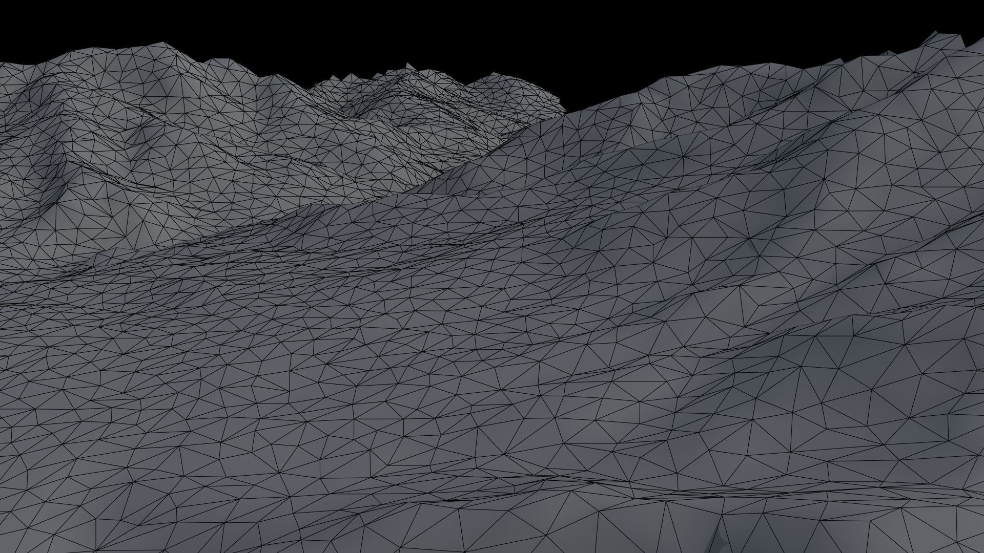 Afghanistan Landscape Low-poly 3D model_43