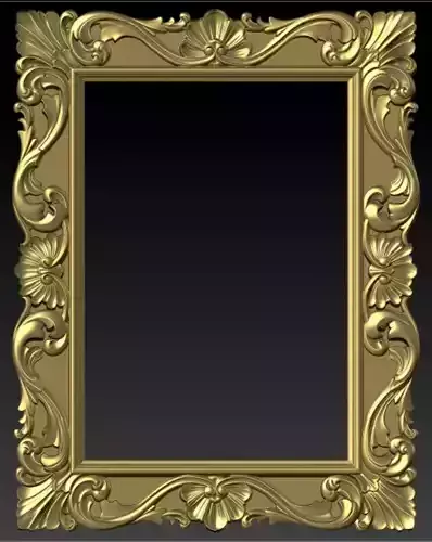victorian frame 3D print model