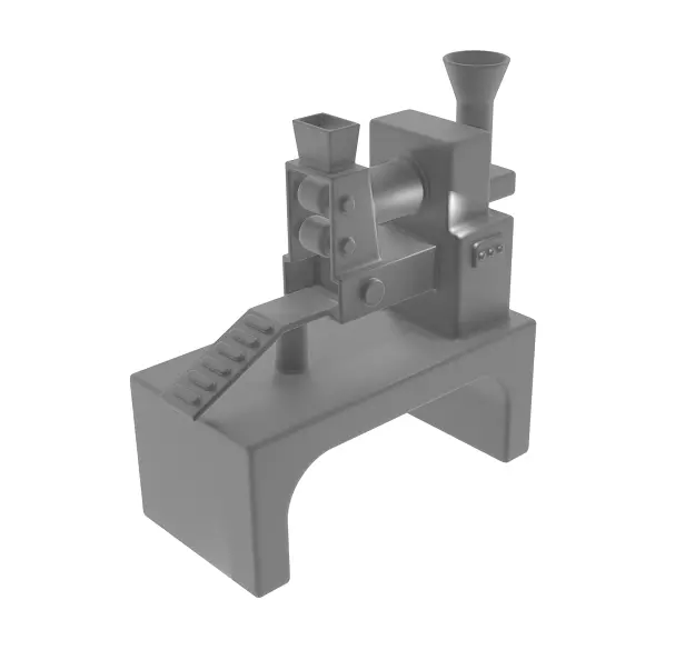 Food Processing Machine Low-poly 3D model_0