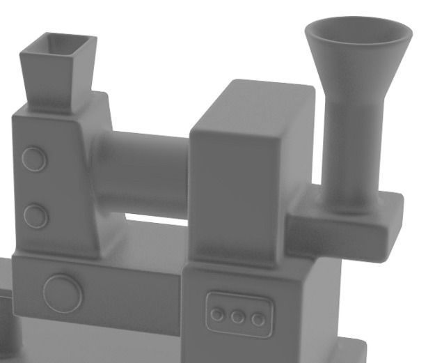 Food Processing Machine Low-poly 3D model_3