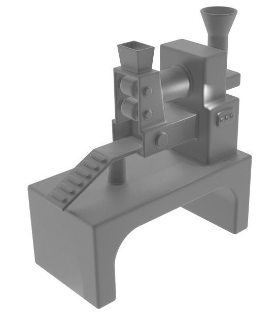 Food Processing Machine Low-poly 3D model_1