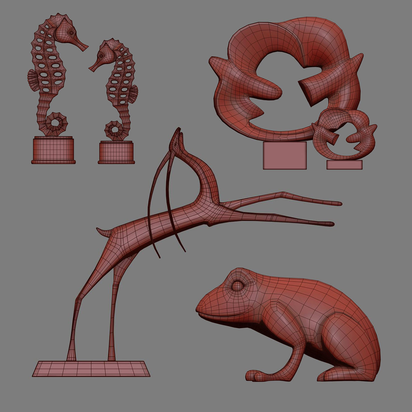 Sculptures 06 3D model_5