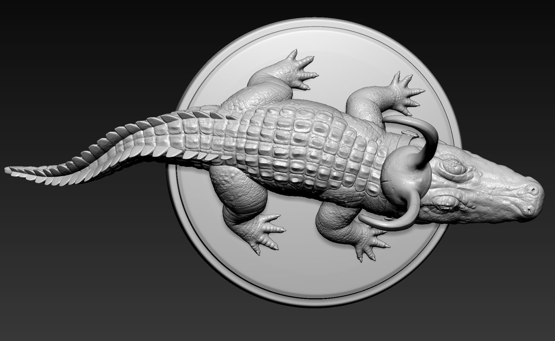 Alligator Loki 3D print model_5