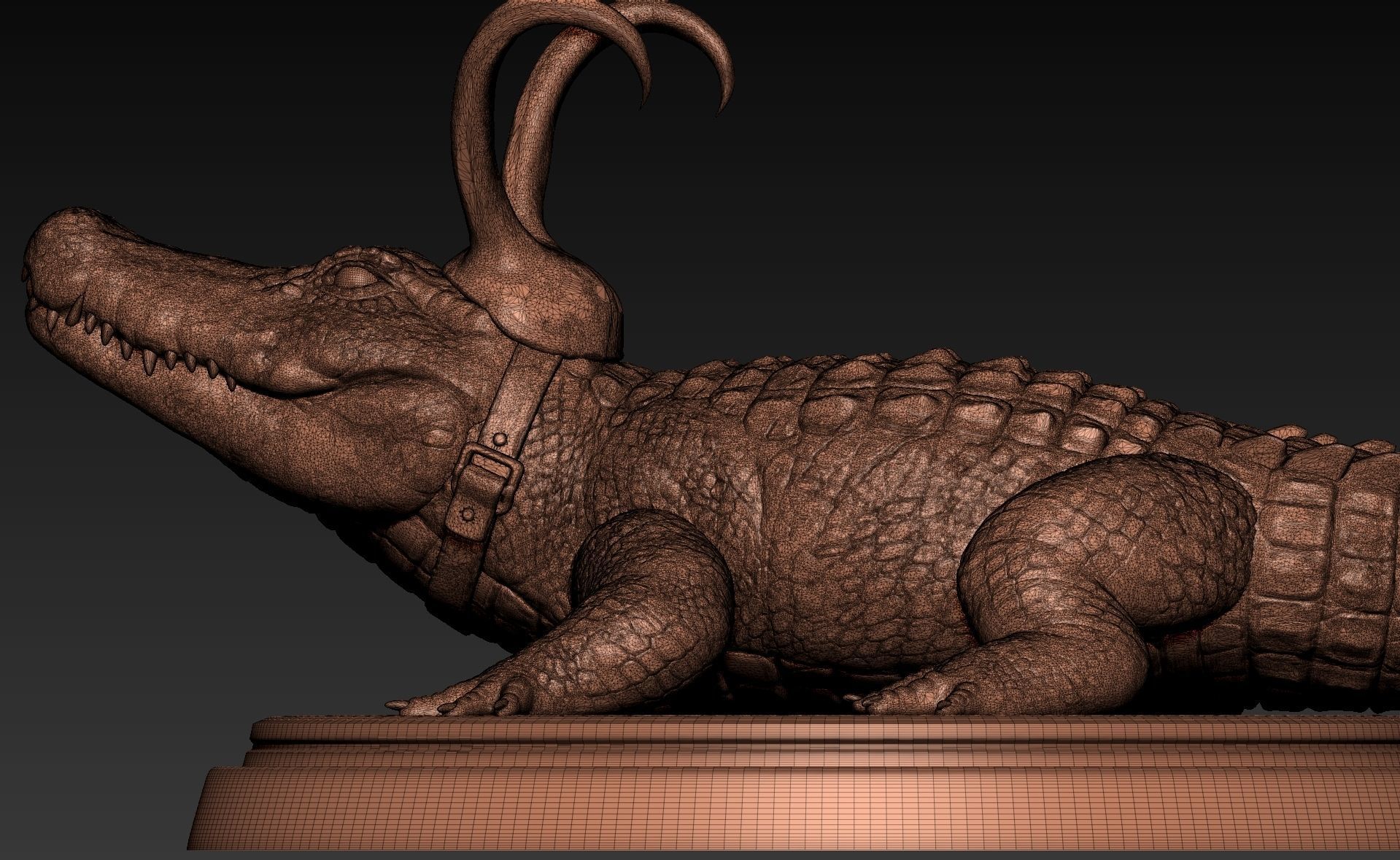 Alligator Loki 3D print model_12