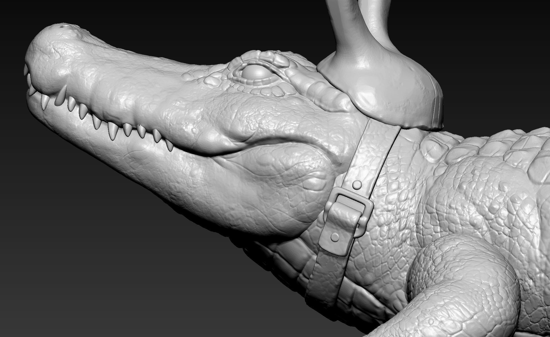 Alligator Loki 3D print model_10