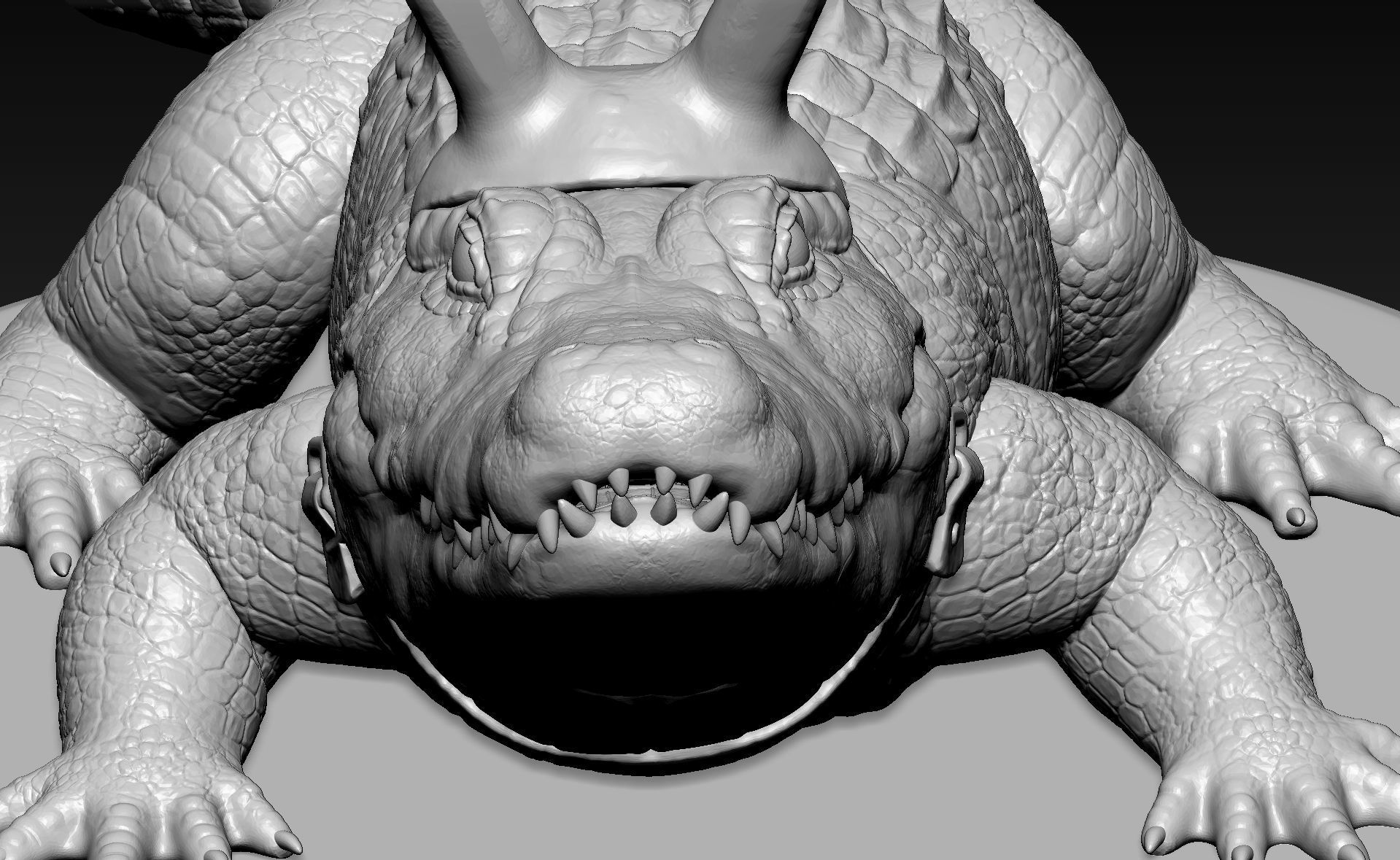 Alligator Loki 3D print model_11