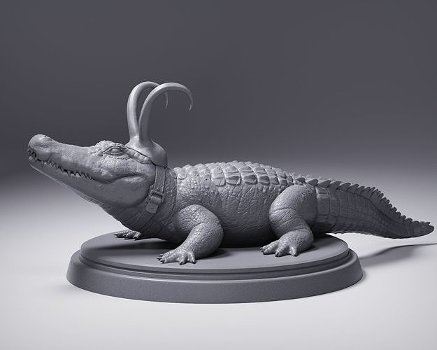 Alligator Loki 3D print model
