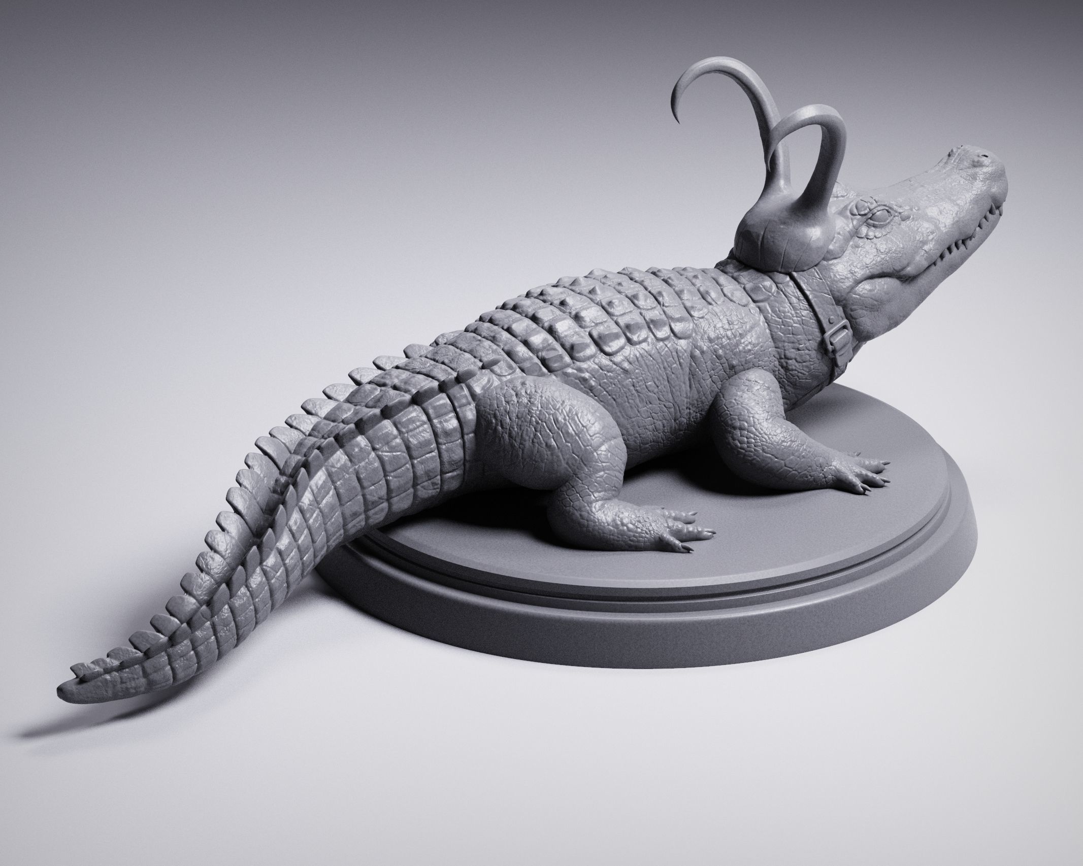 Alligator Loki 3D print model_2