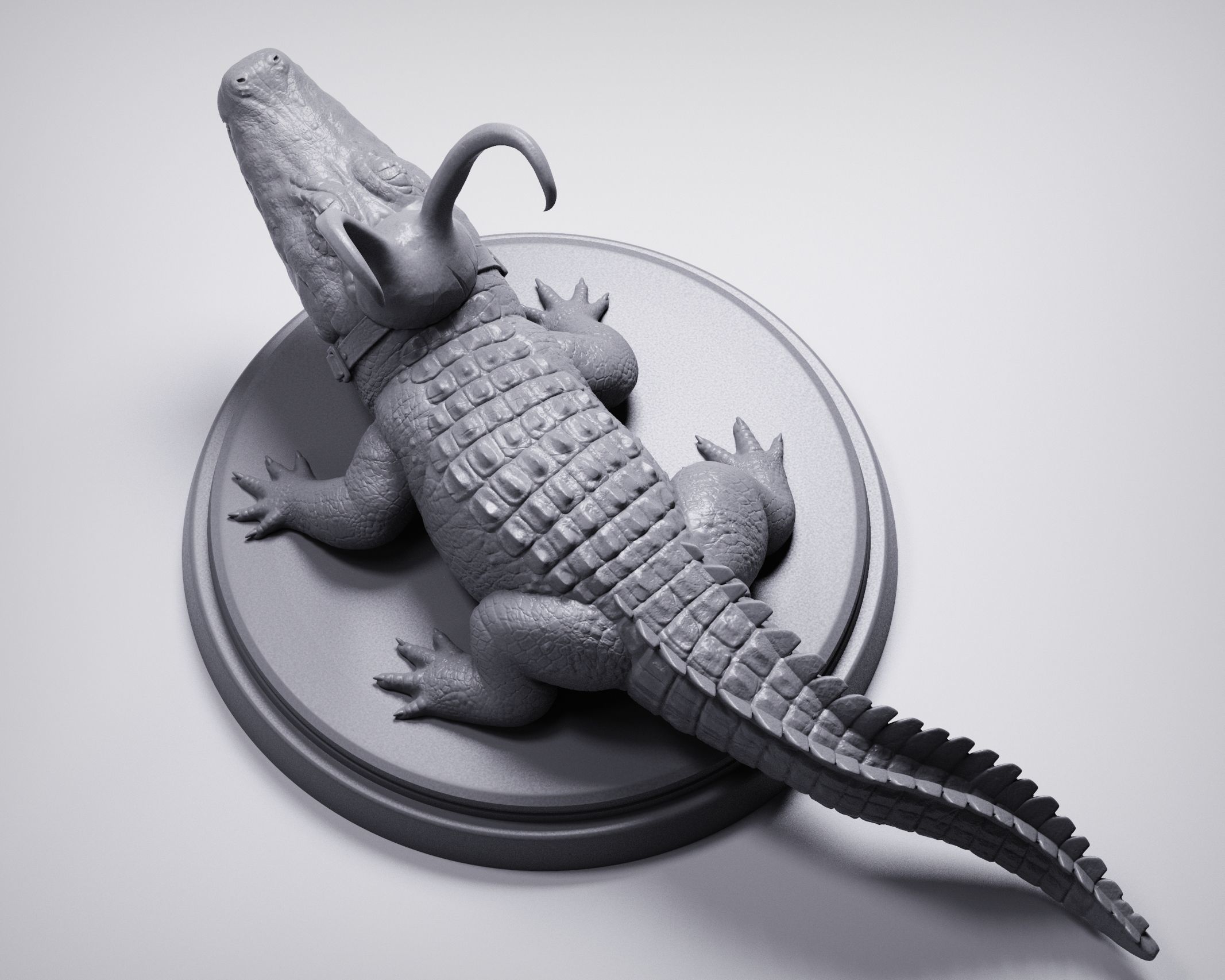 Alligator Loki 3D print model_3