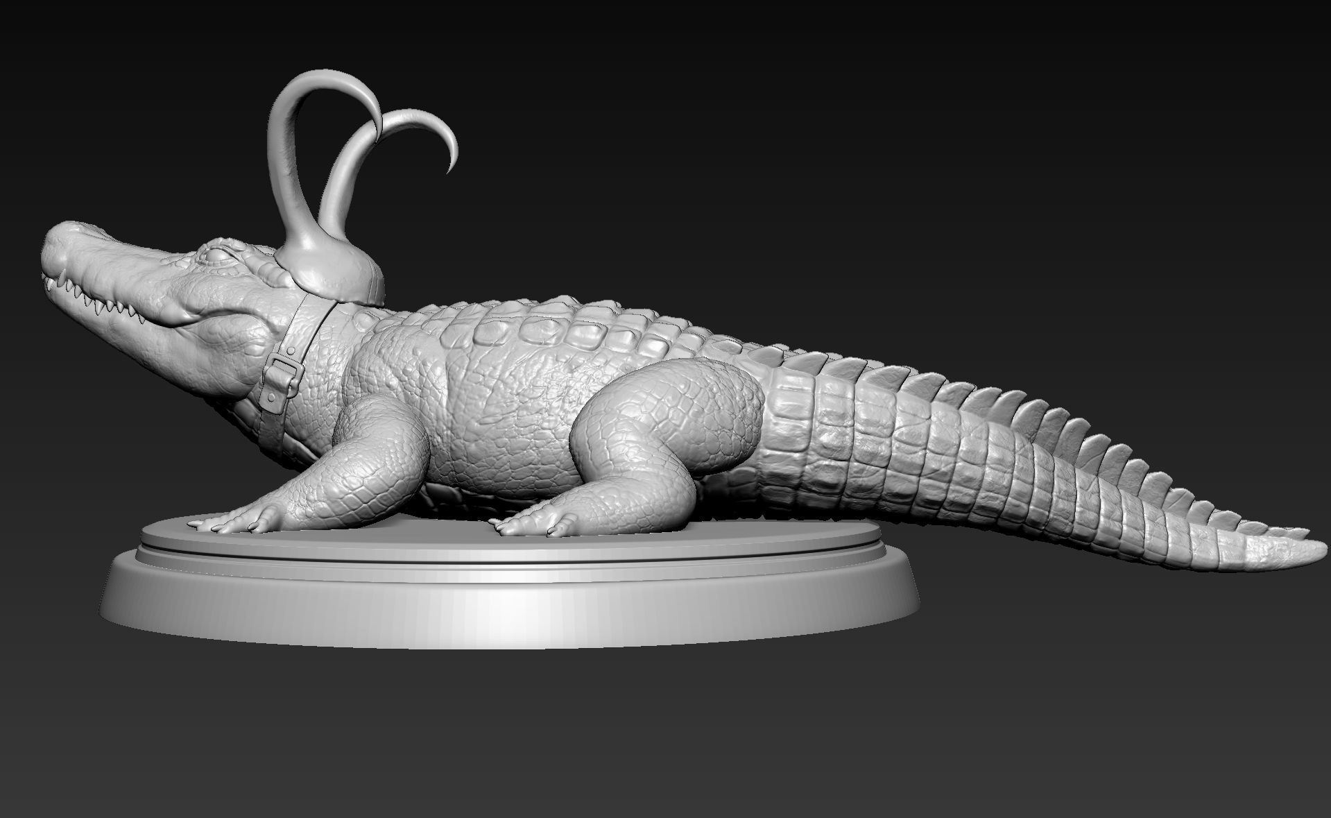 Alligator Loki 3D print model_6