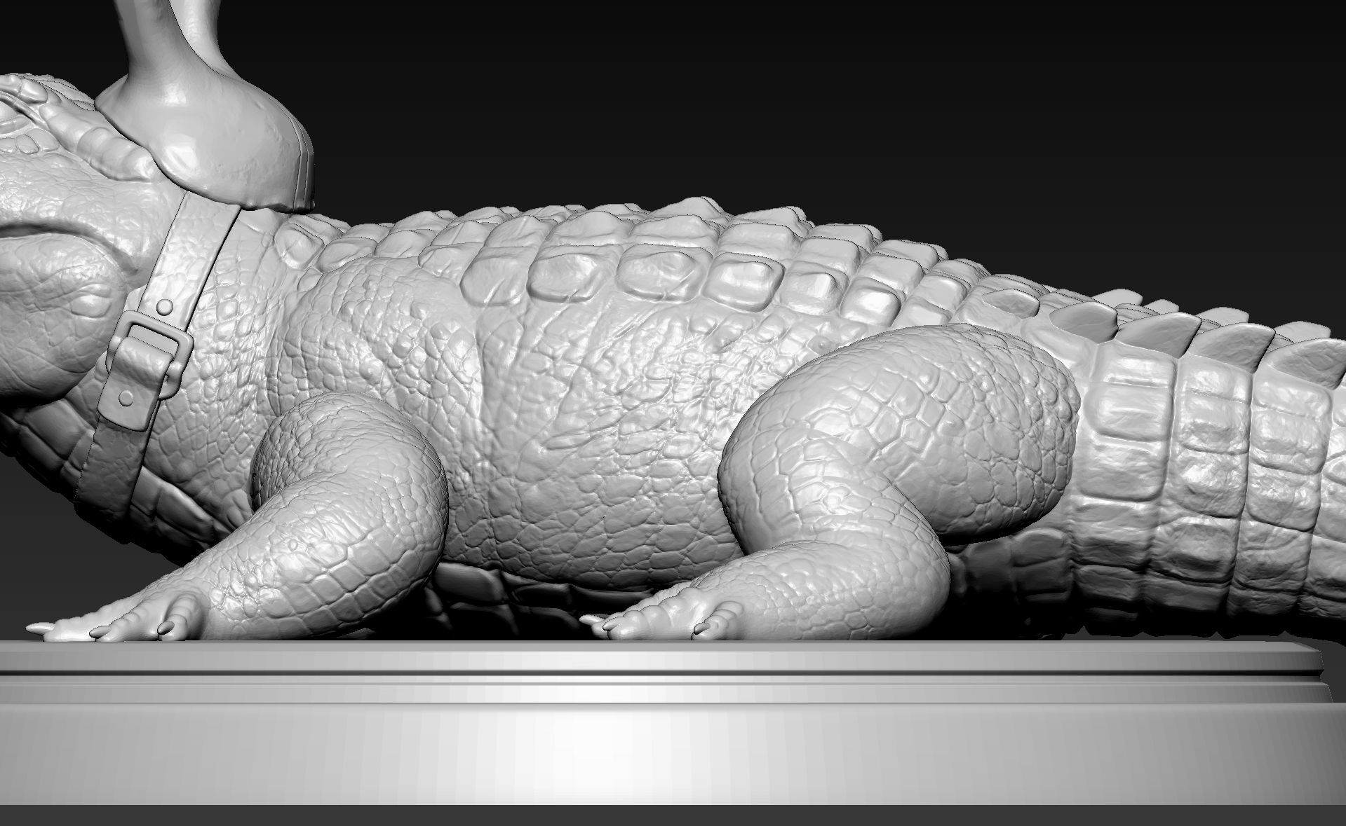 Alligator Loki 3D print model_8