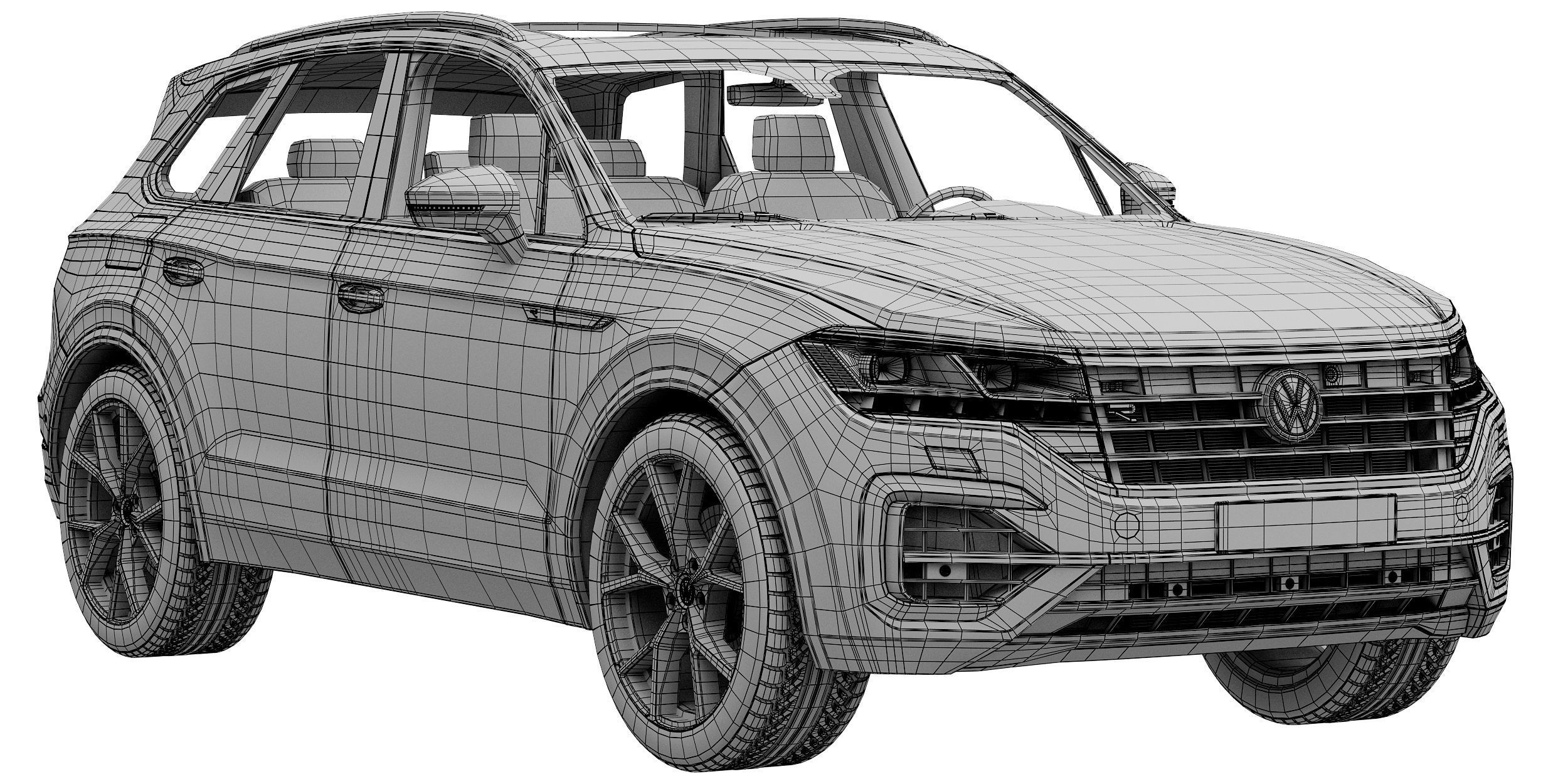 Volkswagen Touareg R 2021 3D model_14