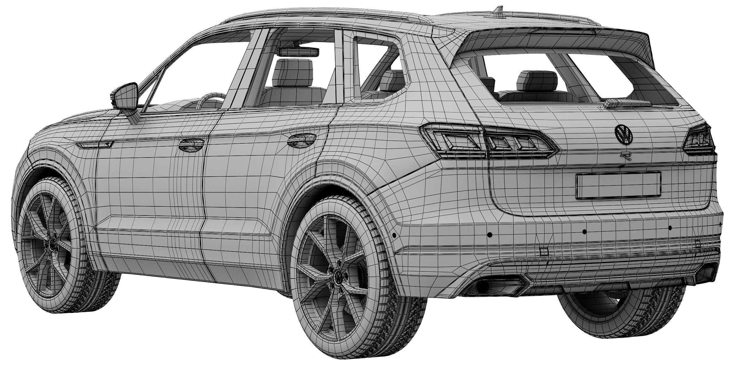 Volkswagen Touareg R 2021 3D model_15
