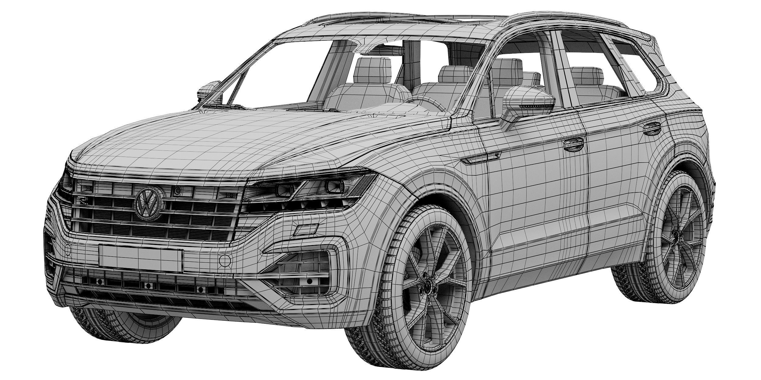 Volkswagen Touareg R 2021 3D model_13