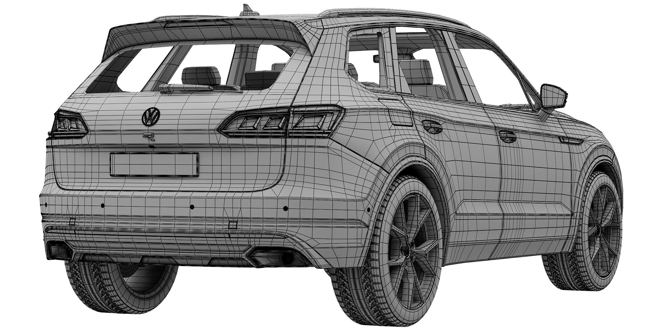Volkswagen Touareg R 2021 3D model_16