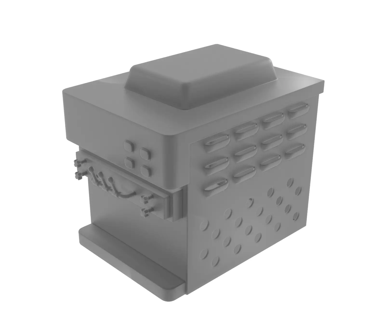 Ice Cream Machine Low-poly 3D model