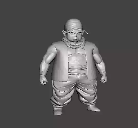 Moori 3D Model dragon ball character