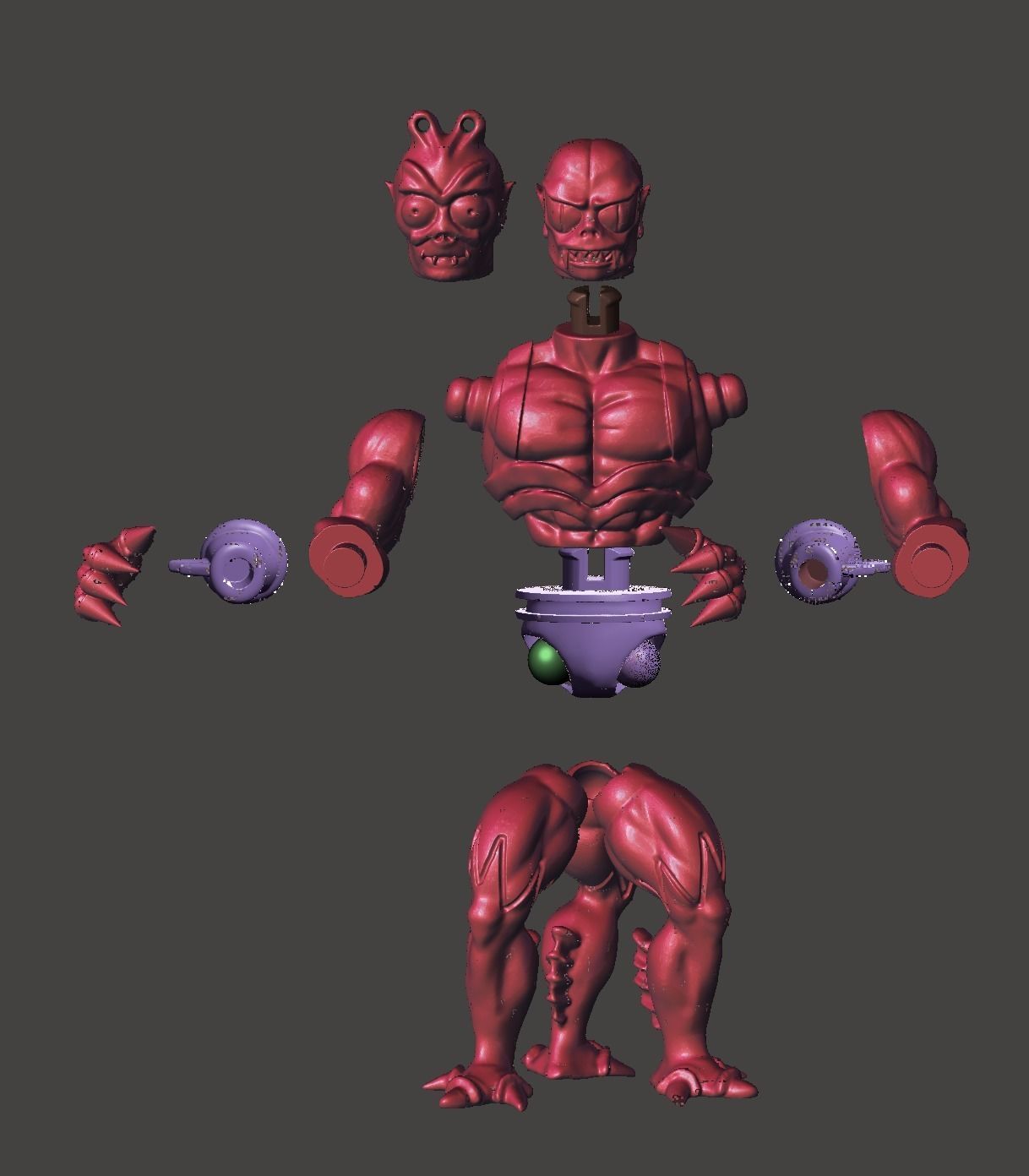 MOD-U-LOK MOTU 3D print model_4