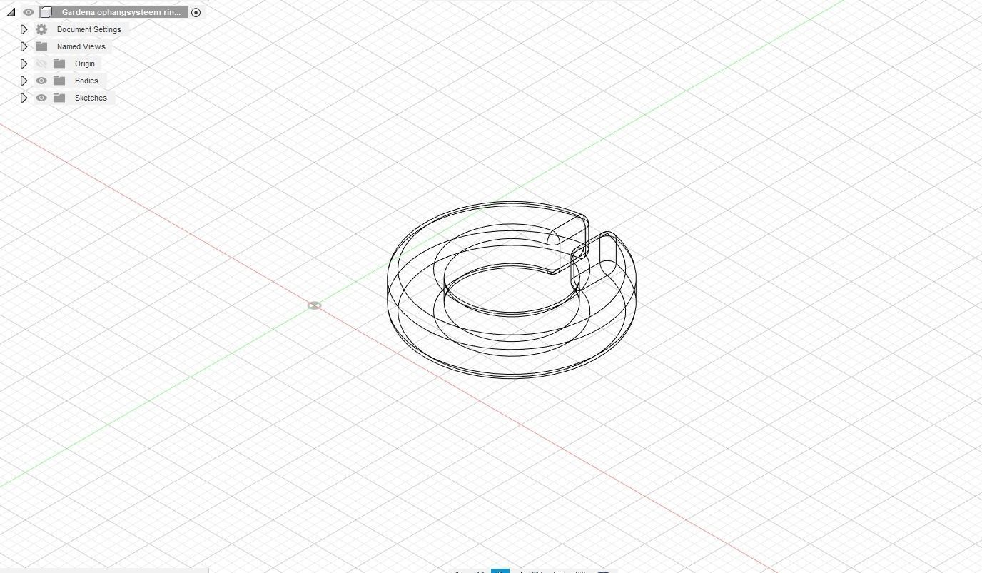 GARDENA combisystem tool holder ring Free 3D print model_1