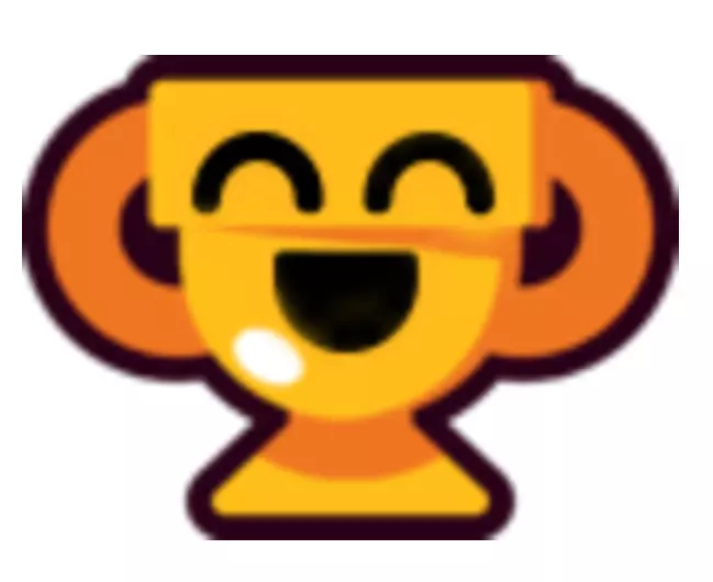 ssssssssssssssssssg emoji smiley face trophy icon 3D model_0