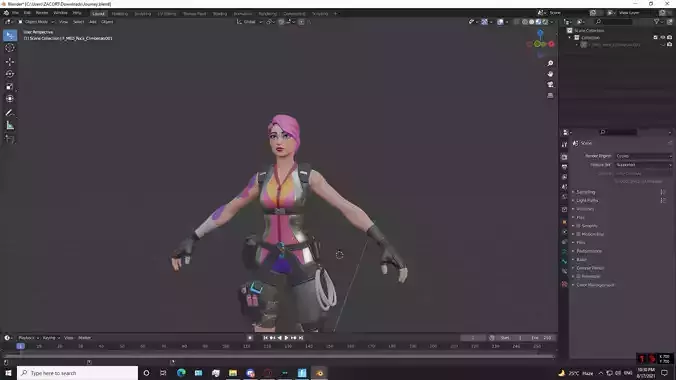 Journey Ch2S1 Fortnite Free 3D model