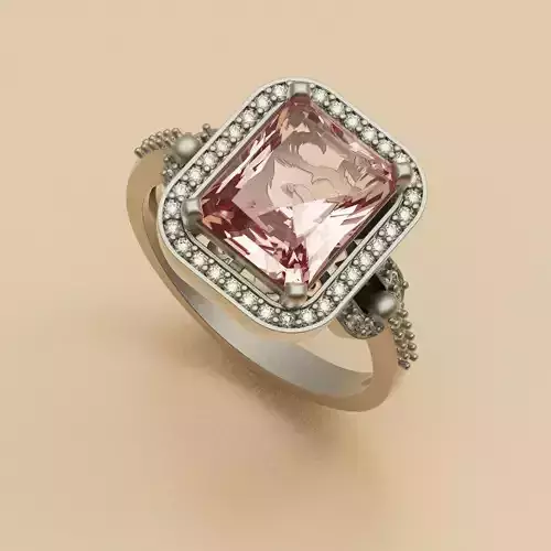 Diamond ring radiant