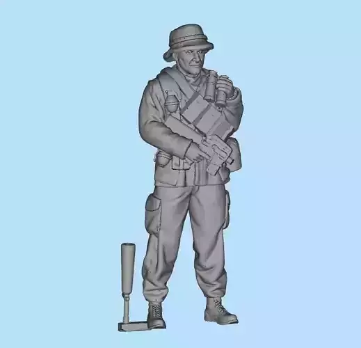 US Soldier - Vietnam war 3D print model