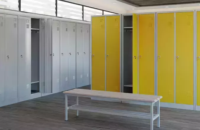 Locker room 3D model