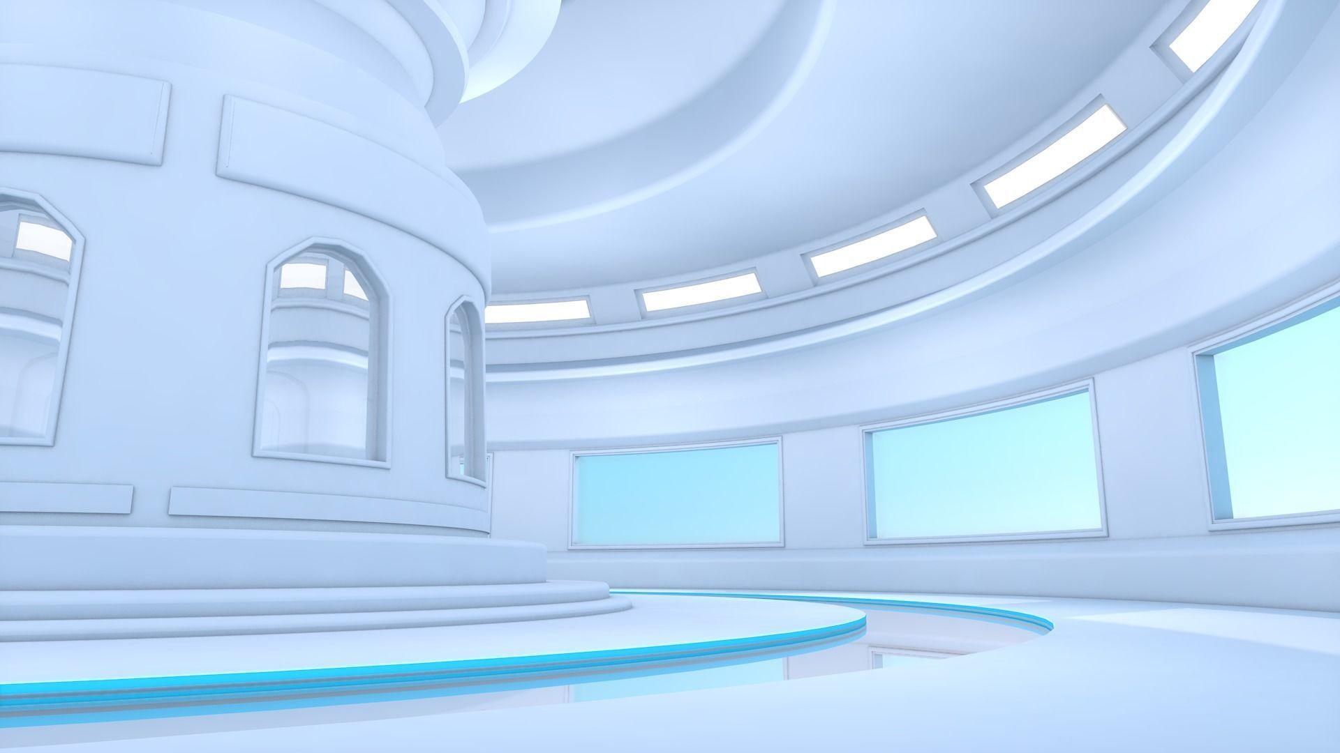 Sci Fi Room 3D model_5