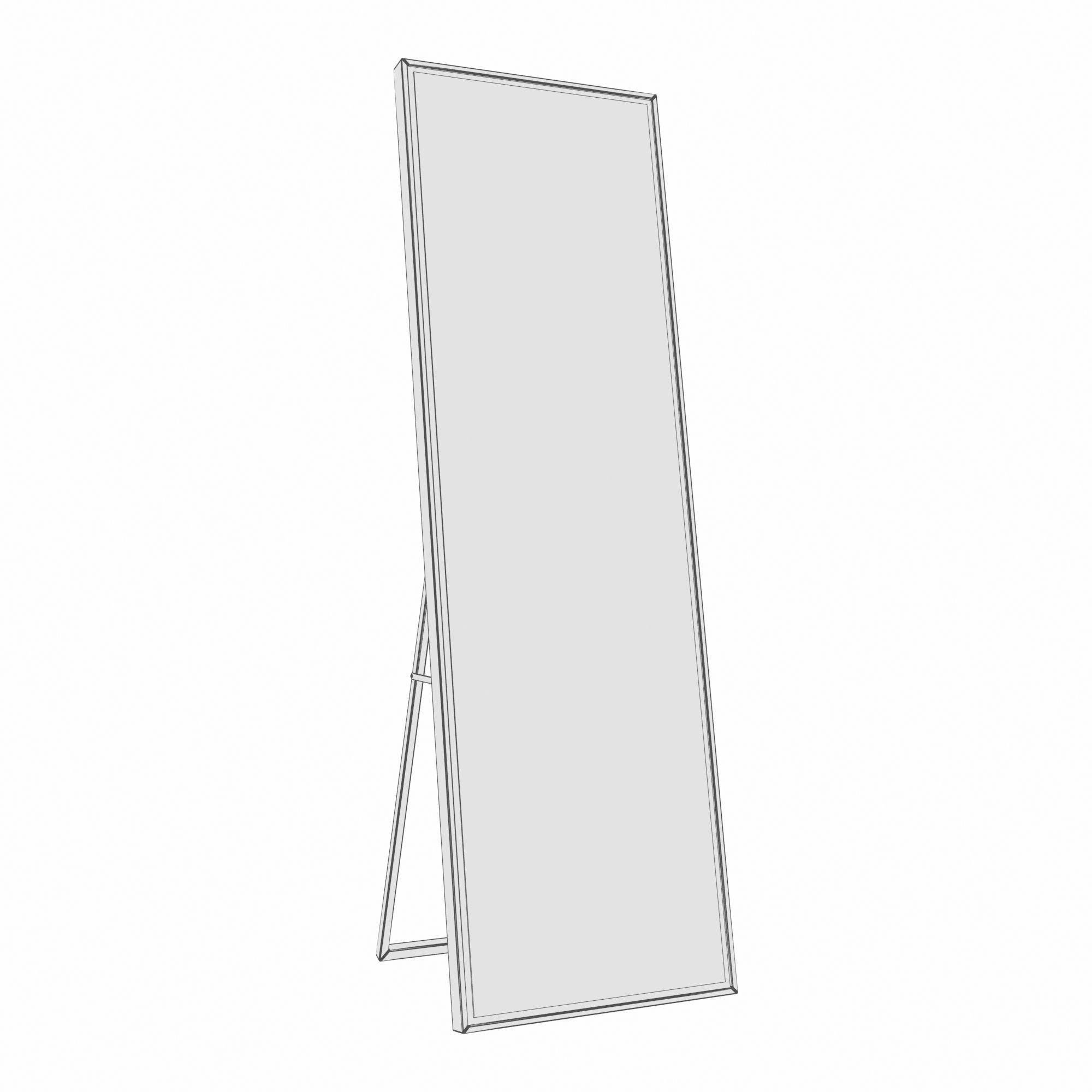 Loeffler Modern - Contemporary Full Length Mirror 3D model_1