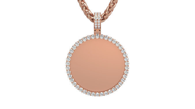 Picture pendant 1-2 inch N9 3D print model