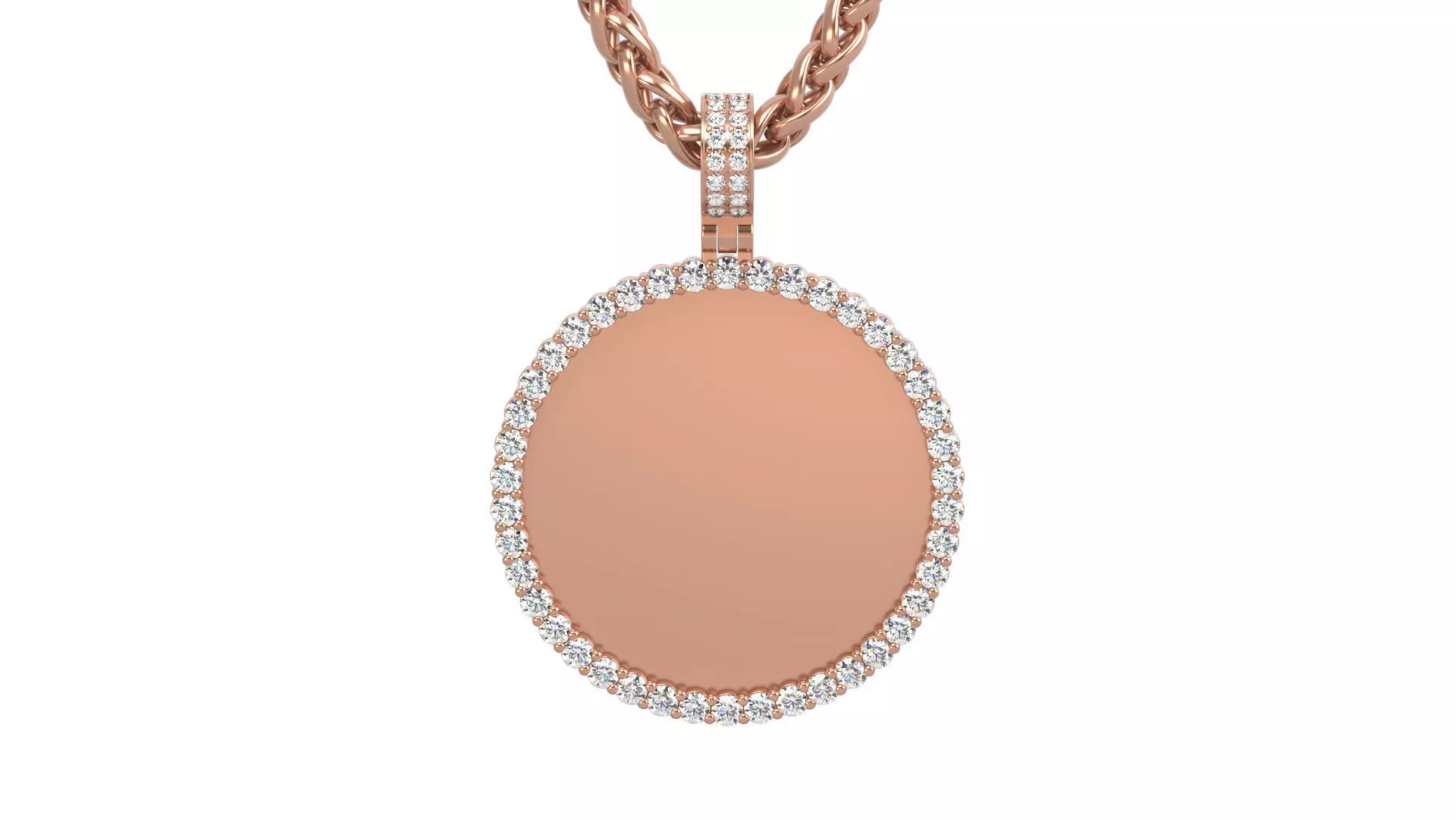 Picture pendant 1-2 inch N9 3D print model_0